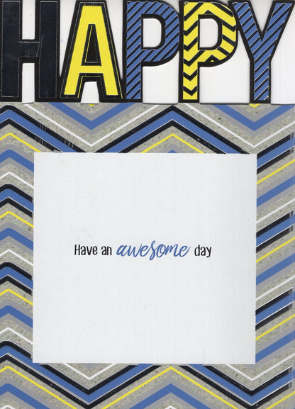 Happy 16th Birthday Boys 3D Cutting Edge Birthday Card