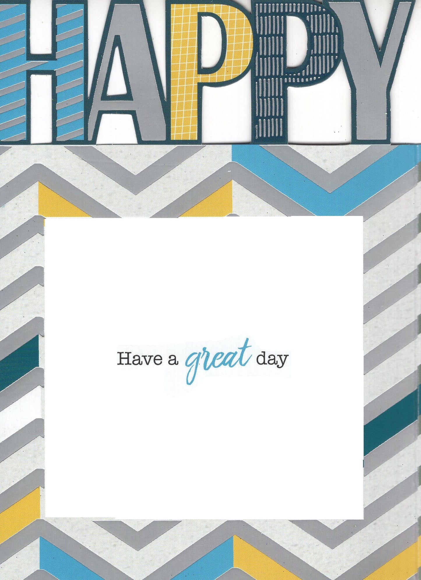 50th Birthday Male 3D Cutting Edge Birthday Card