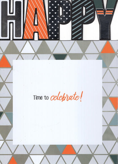 18th Birthday Male 3D Cutting Edge Birthday Card