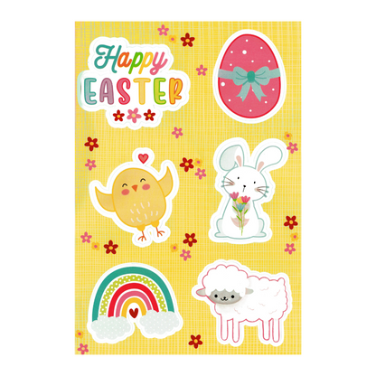 Happy Easter Stickers Easter Chick Decorative Spring Craft Sticker Accessories