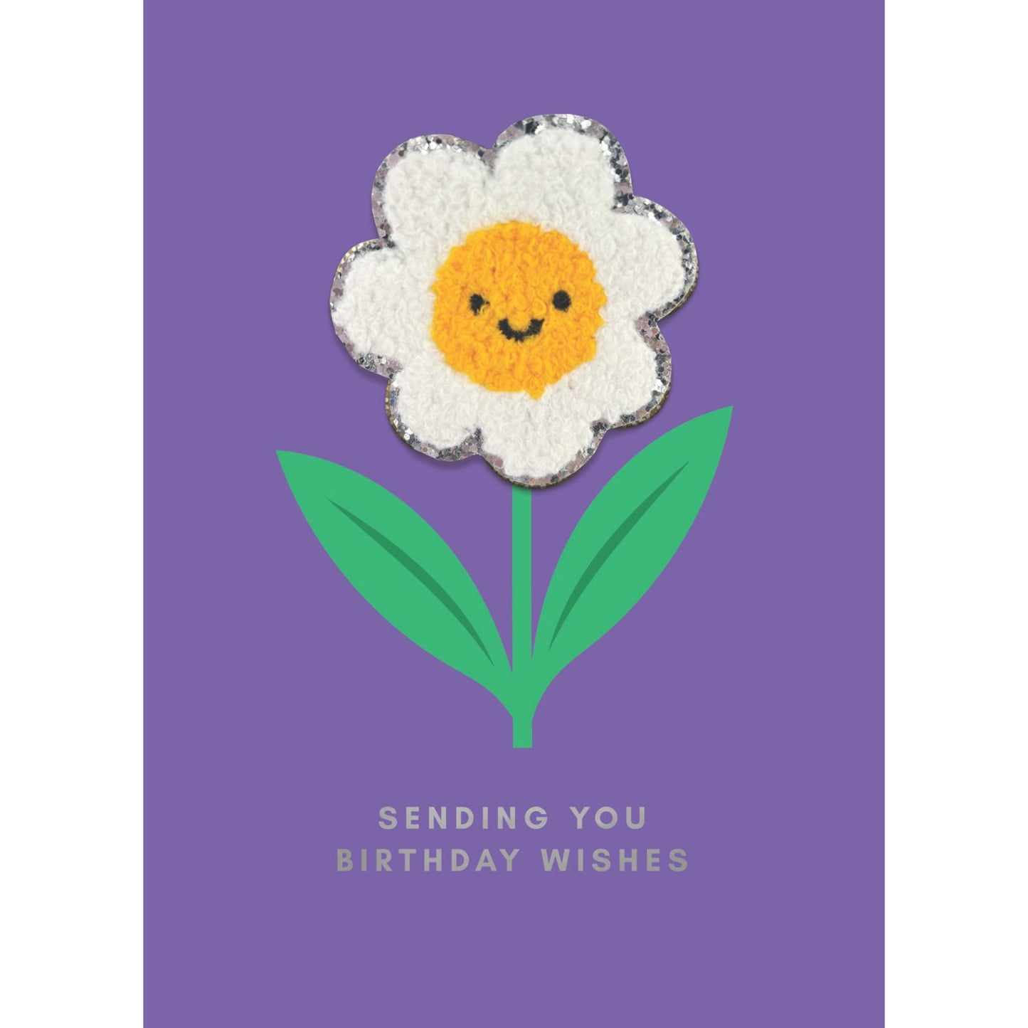 Decopatch Birthday Wishes Card Includes Removable Flower Patch