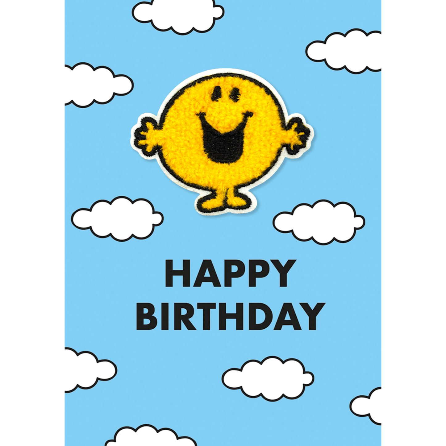 Decopatch Mr. Men Birthday Card Includes Removable Mr. Happy Patch