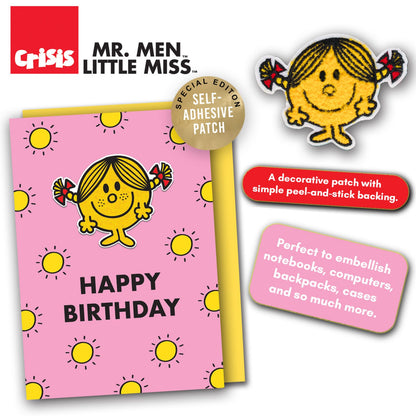 Decopatch Mr. Men Birthday Card Includes Removable Little Miss Sunshine Patch