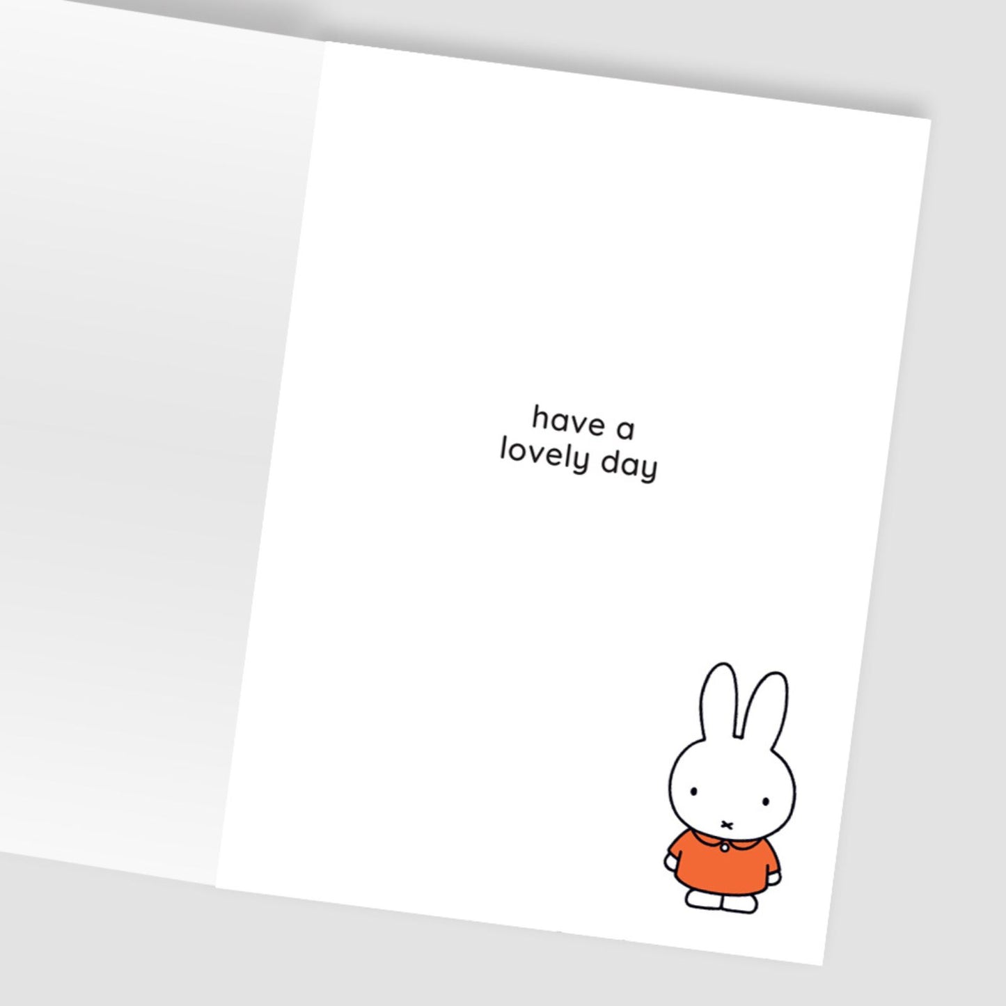 Decopatch Miffy Birthday Card Includes Removable Miffy Rabbit Patch
