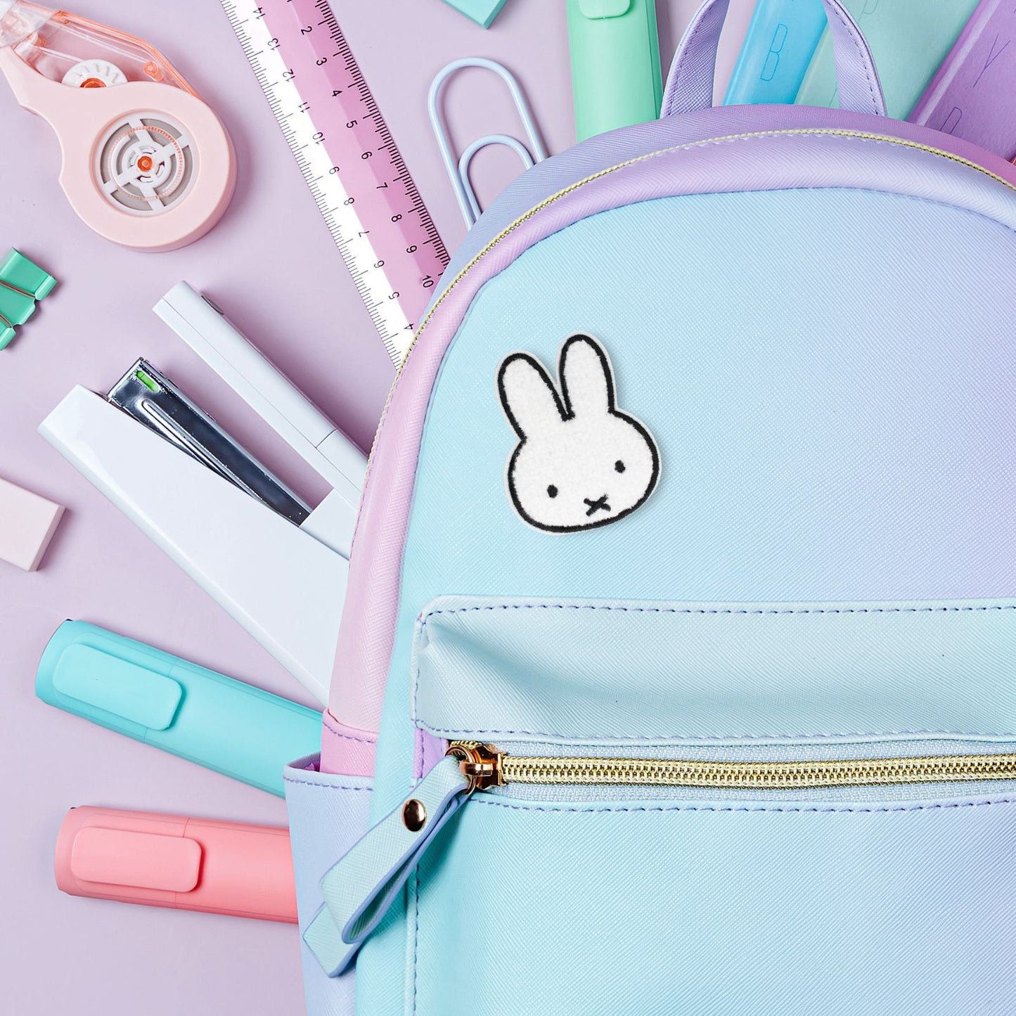 Decopatch Miffy Birthday Card Includes Removable Miffy Rabbit Patch