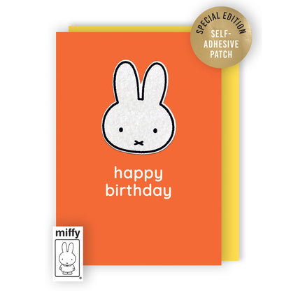 Decopatch Miffy Birthday Card Includes Removable Miffy Rabbit Patch
