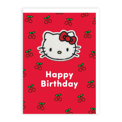 Decopatch Hello Kitty Birthday Card Includes Removable Hello Kitty Patch