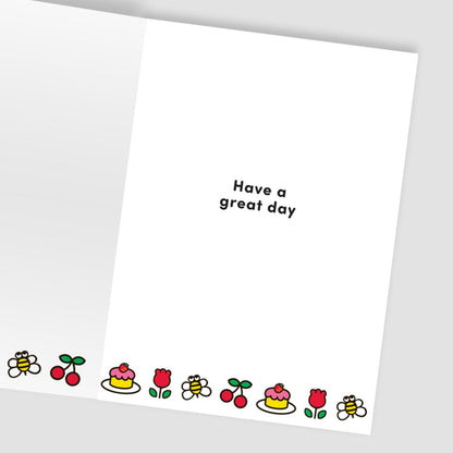 Decopatch Hello Kitty Birthday Card Includes Removable Hello Kitty Patch