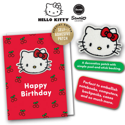 Decopatch Hello Kitty Birthday Card Includes Removable Hello Kitty Patch
