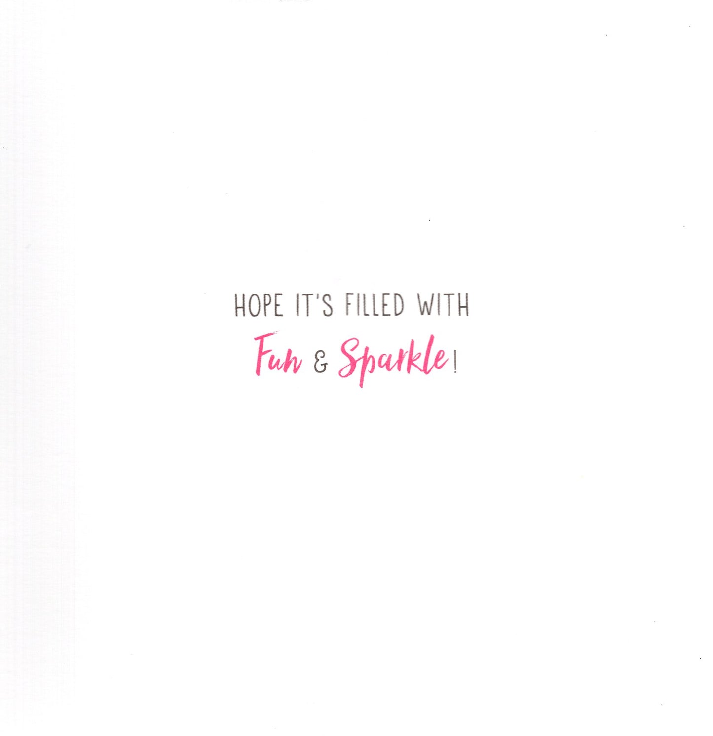 Hand-Finished Magical Unicorn Birthday Greeting Card