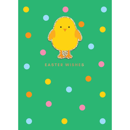 Decopatch Easter Wishes Card Includes Removable Easter Chick Patch