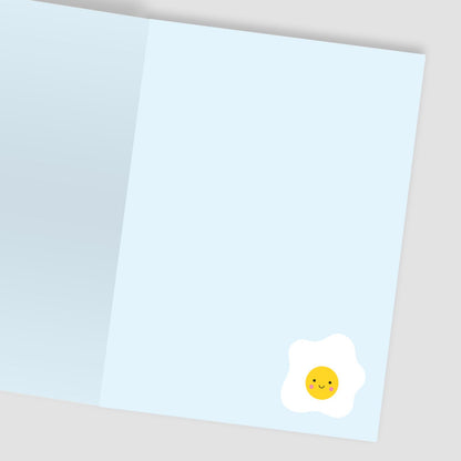 Decopatch Eggcellent Easter Card Includes Removable Fried Egg Patch