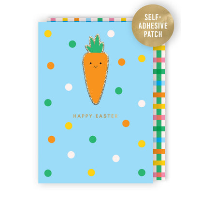 Decopatch Happy Easter Card Includes Removable Happy Carrot Patch