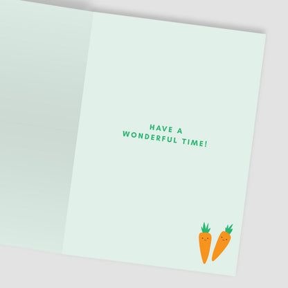 Decopatch Happy Easter Card Includes Removable Happy Carrot Patch