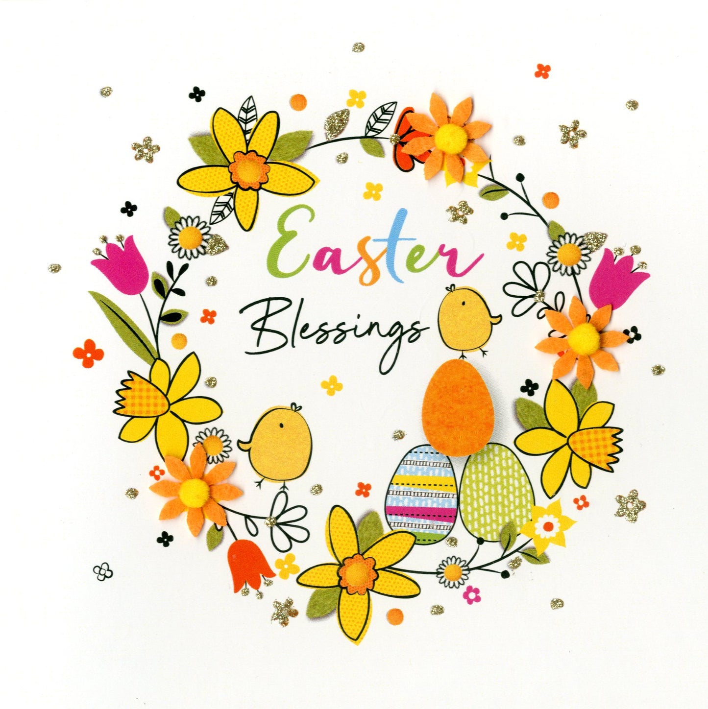 Hand-Finished With Love Easter Greeting Card