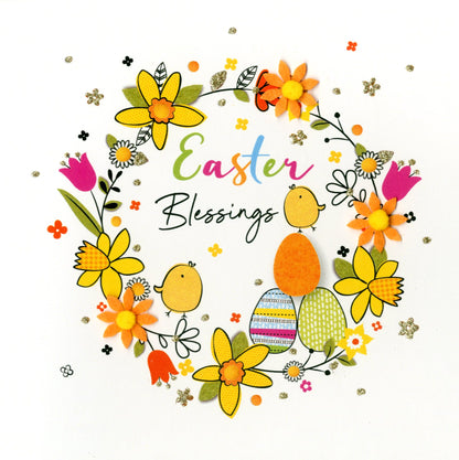 Hand-Finished With Love Easter Greeting Card
