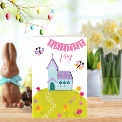 Easter Joy Easter Greeting Card Cute Hello You Embellished Card