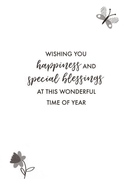 Easter Joy Easter Greeting Card Cute Hello You Embellished Card