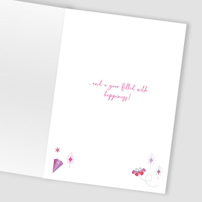 Signs Point To A Fabulous Birthday Magic Moon  Contemporary Birthday Card
