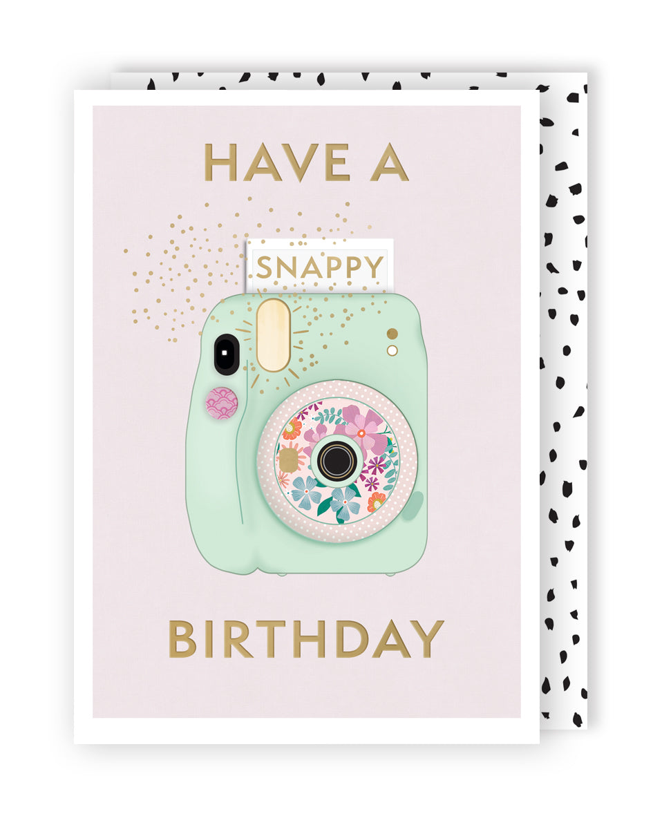 Have A Snappy Birthday Snap-tastic Fun! Contemporary Birthday Card