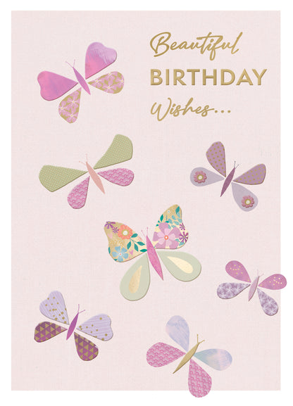 Beautiful Birthday Wishes Butterfly-Tastic! Contemporary Birthday Card