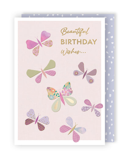 Beautiful Birthday Wishes Butterfly-Tastic! Contemporary Birthday Card