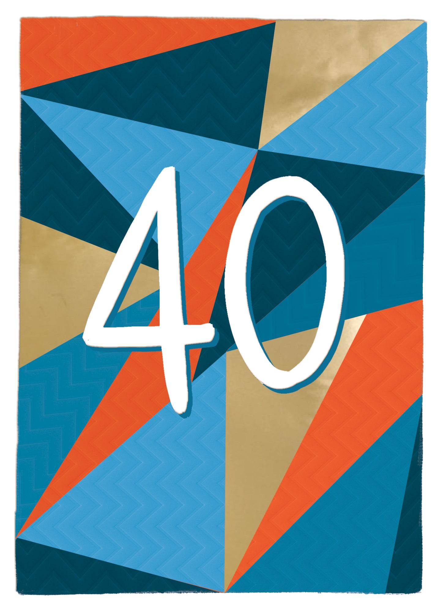 40th Birthday For Him Hip Hop Hooray! Contemporary Birthday Card