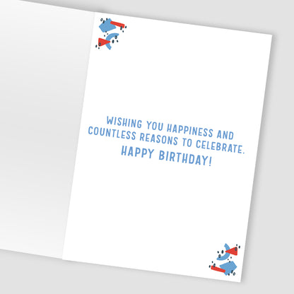 50th Birthday For Him Fifty-Tastic Fun! Contemporary Birthday Card