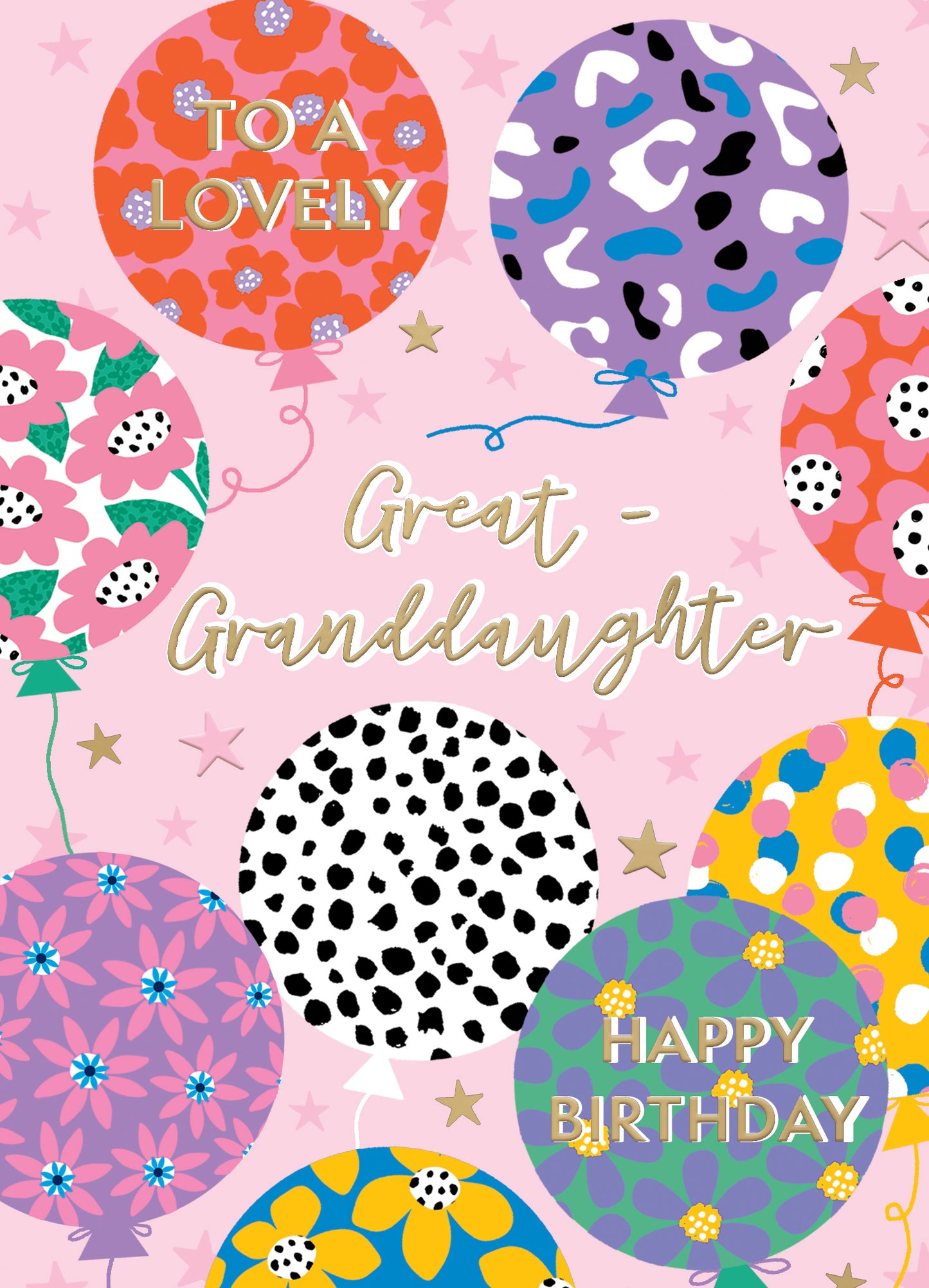 A Lovely Great-Granddaughter Fun-Filled Fiesta! Contemporary Birthday Card