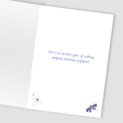Mummy You're Magic Happy Birthday Flowerful Wonderland! Contemporary Birthday Card