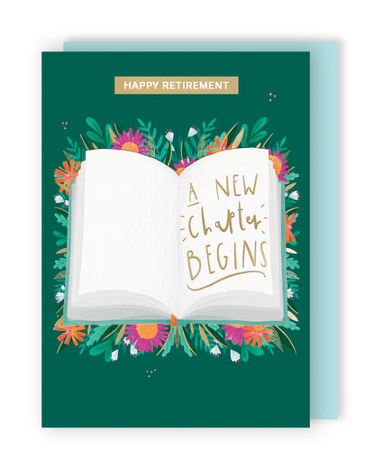Happy Retirement A New Chapter Magical Adventures Await! Retirement Card