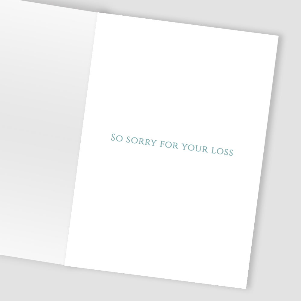 With Deepest Sympathy Thinking Of You Simple Sympathy Greeting Card