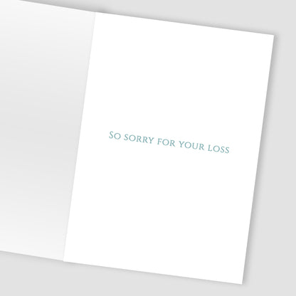 With Deepest Sympathy Thinking Of You Simple Sympathy Greeting Card