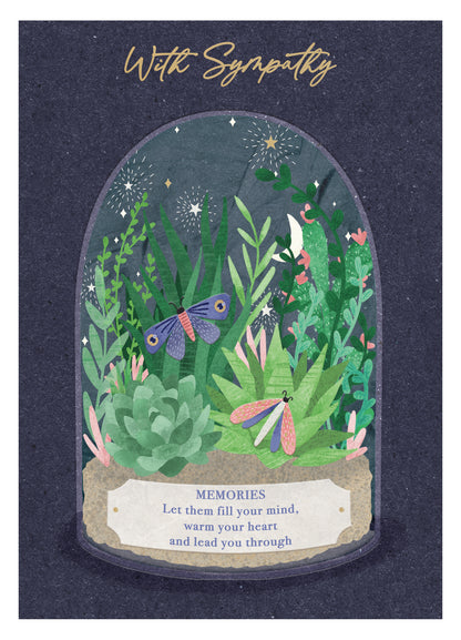 With Sympathy Let Memories Guide You Thinking Of You Greeting Card