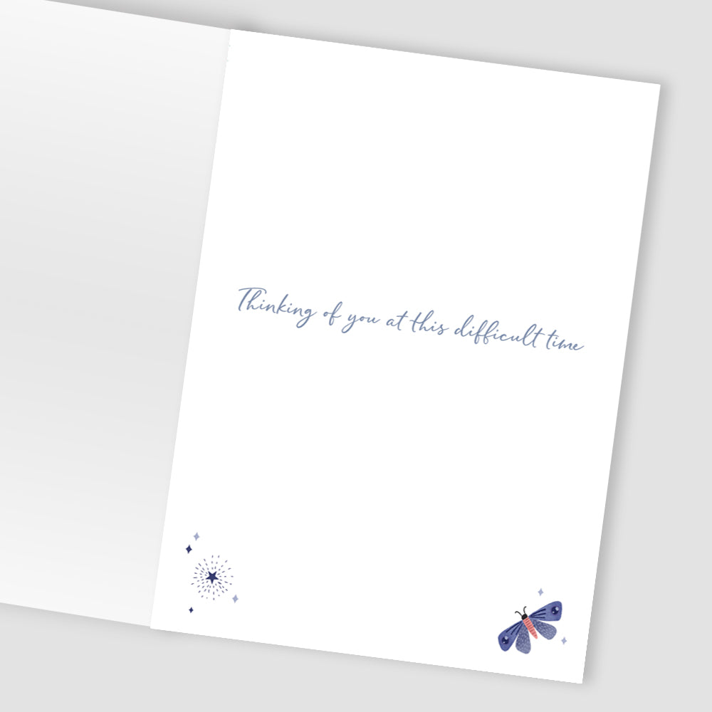 With Sympathy Let Memories Guide You Thinking Of You Greeting Card