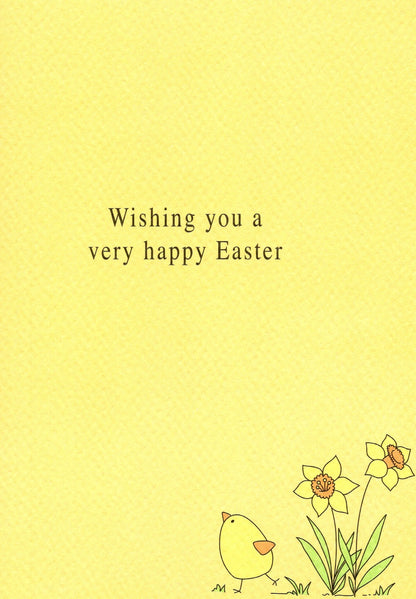 Bunny Easter Hunt Happy Easter Greeting Card