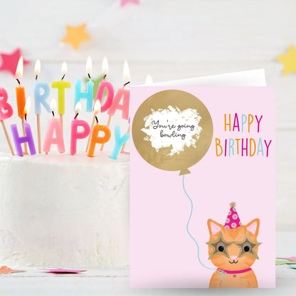 Mystery Message Cat Scratch-To-Reveal Secret Message Birthday Card