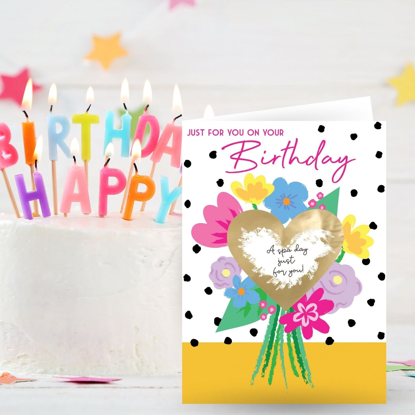 Mystery Message Bouquet Scratch-To-Reveal Secret Message Birthday Card