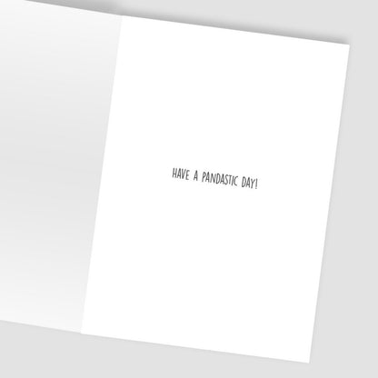Mystery Message Panda Scratch-To-Reveal Secret Message Birthday Card