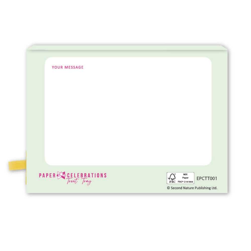 Pop Up Card & Chocolate Treat Tray Easter Wishes Easter Card & Gift