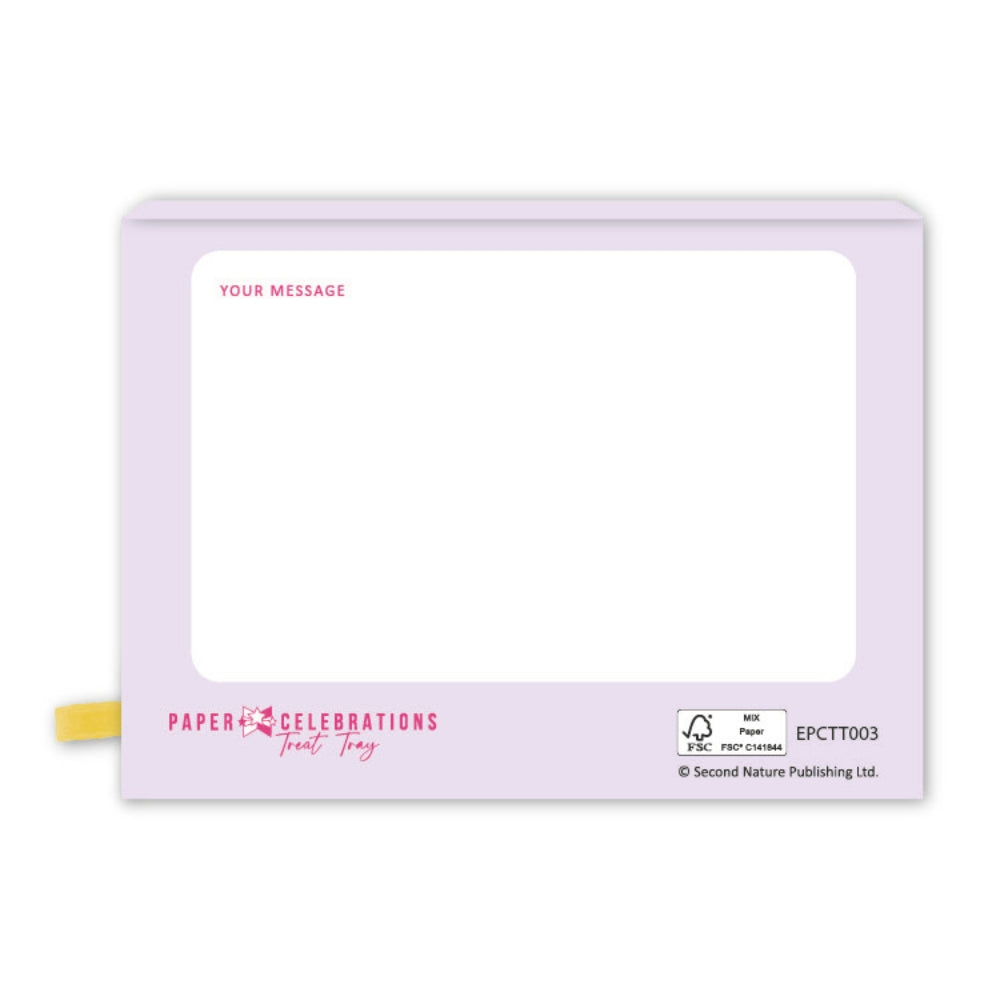 Pop Up Card & Chocolate Treat Tray Floral Bouquet Easter Card & Gift