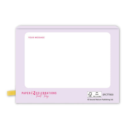 Pop Up Card & Chocolate Treat Tray Floral Bouquet Easter Card & Gift