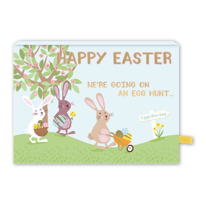 Pop Up Card & Chocolate Treat Tray Easter Egg Hunt Easter Card & Gift