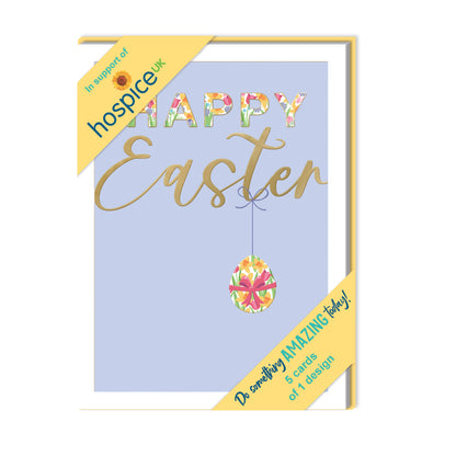 Pack of 5 Happy Easter Traditional Hospice UK Charity  Easter Cards