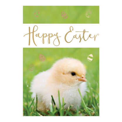 Pack of 5 Happy Easter Hospice UK Charity Cute Fluffy Chick Easter Cards