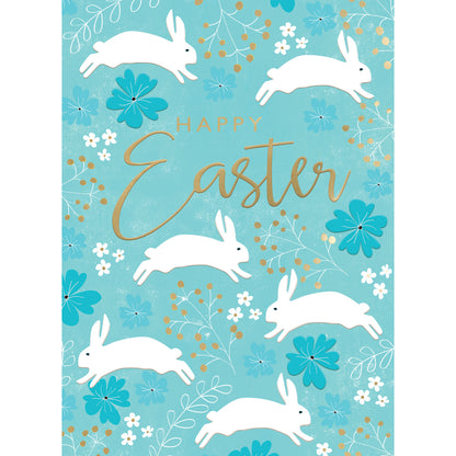 Happy Easter Bunny Bliss! Contemporary Easter Greeting Card