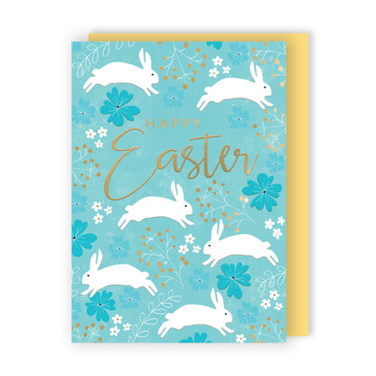 Happy Easter Bunny Bliss! Contemporary Easter Greeting Card