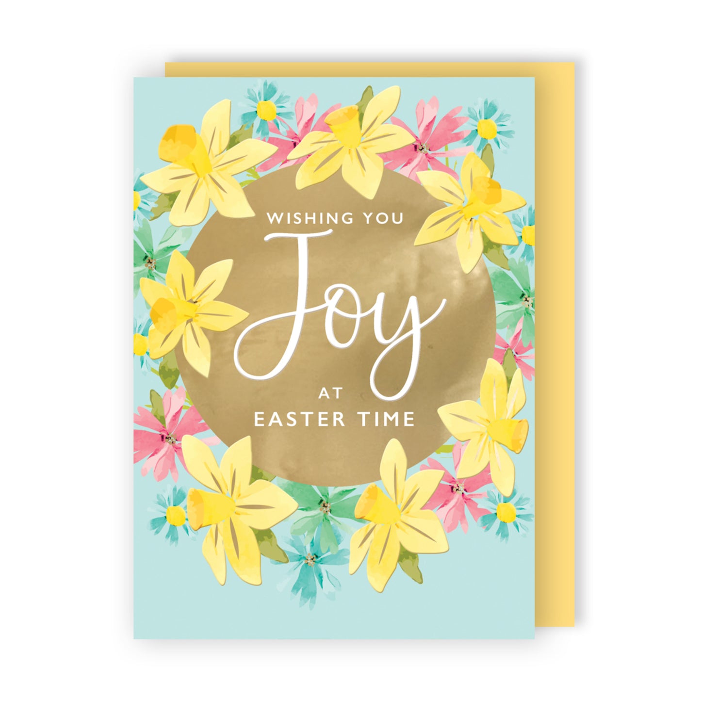 Wishing You Joy At Easter Time Daffodil Delight! Easter Greeting Card