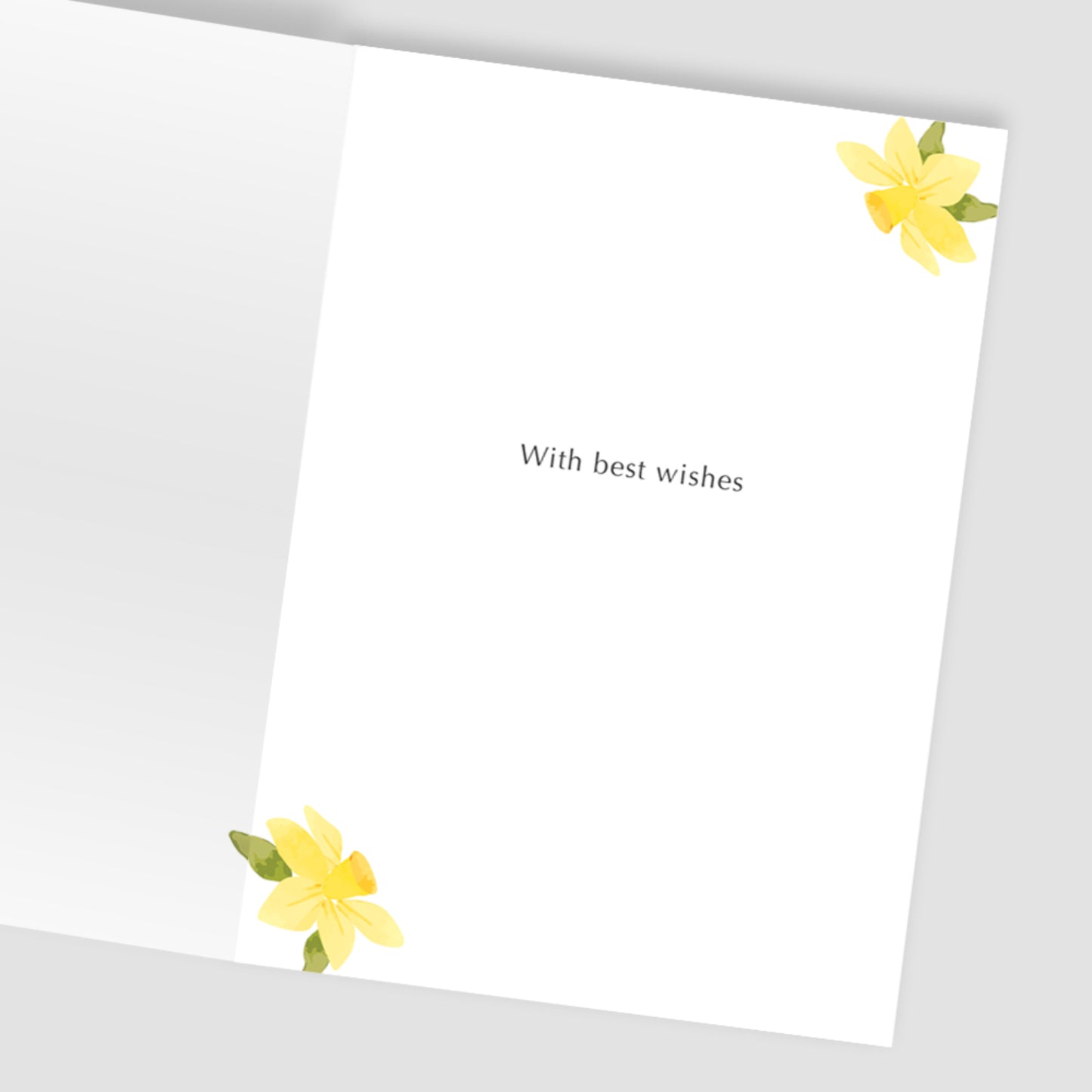 Wishing You Joy At Easter Time Daffodil Delight! Easter Greeting Card