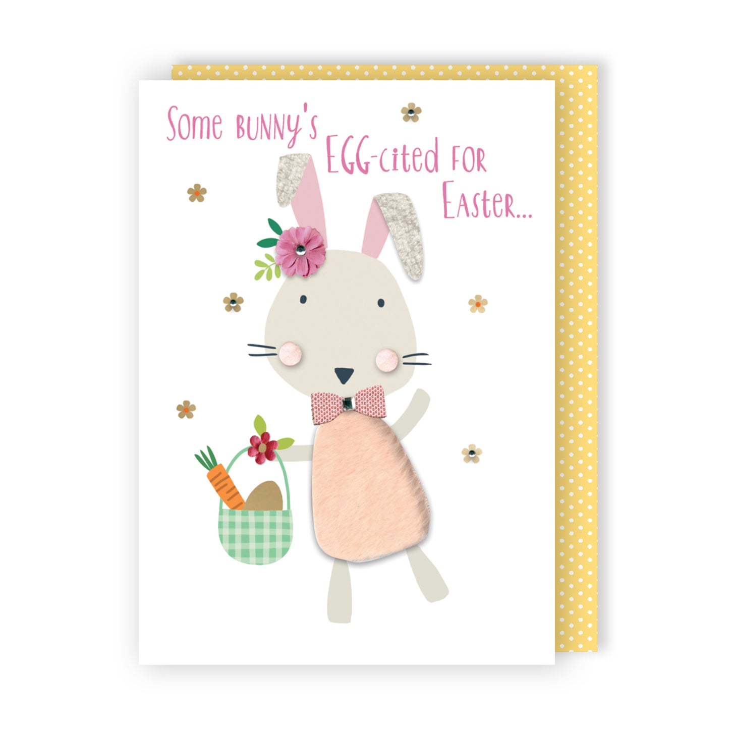 Embellished Some Bunny's Egg-Cited For Easter Hand-Finished Easter Greeting Card